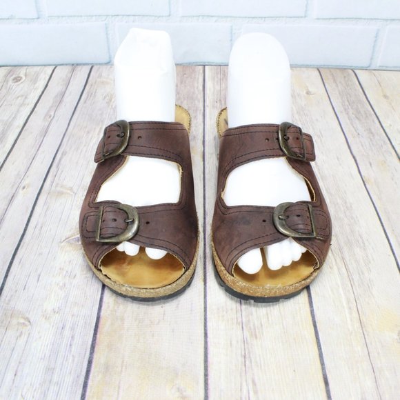 Haflinger Two Strap Buckle Leather Sandals Sz 6 US - Picture 3 of 8